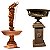 KIT JARDIM LEBLON CHAFARIZ FLOREIRA BASE FERRO FUNDIDO - Imagem 1