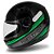 Capacete Moto Ebf New 7 Carbon Verde/Preto 58 - Imagem 1