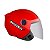 Capacete Moto Ebf Spark Jet Solid Aberto Vermelho 58 - Imagem 1