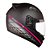 Capacete Moto Ebf Spark New Spark Black Edition 2 Rosa/Preto Fosco 60 - Imagem 1