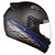 Capacete Moto SparkNew Spark Black Edition2 Azul/Preto 58 - Imagem 1