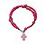 Terço Pulseira Infantil Rosa Cruz Rosa - Toque o Céu - Imagem 1