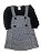 Vestido jardineira em Jacquard - ALEKIDS - Imagem 1
