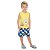 PIJAMA MASCULINO EM MEIA MALHA QUE BRILHA ESCURO - BICHO BAGUNÇA - Imagem 1