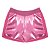 Shorts feminino em moletinho flamê e detalhe em foil - BICHO BAGUNÇA - Imagem 2