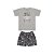 Pijama masculino estampa brilha no escuro - BICHO BAGUNÇA - Imagem 2