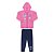 CONJUNTO FEMININO DE MOLETOM E MOLECOTTON COM ZIPPER E CAPUZ - BICHO BAGUNÇA - Imagem 3