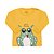 CAMISA MASCULINA DE MEIA MALHA COM APLIQUE INTERATIVO - BICHO BAGUNÇA - Imagem 1