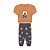 CONJUNTO MASCULINO EM MOLETOM COM PUFF NA ESTAMPA - BICHO BAGUNÇA - Imagem 2