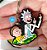Chaveiro Emborrachado Rick and Morty - Imagem 1