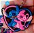 Chaveiro Emborrachado Stitch e Angela - Imagem 1