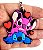 Chaveiro Emborrachado Angela e Stitch - Imagem 1