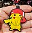 Chaveiro Emborrachado Pokemon Pikachu Boné - Imagem 1
