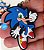 Chaveiro Emborrachado Sonic Jump - Imagem 1