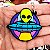 Chaveiro Emborrachado Alien Disco Voador - Imagem 1