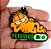 Chaveiro Emborrachado Garfield Preguiça - Imagem 1