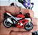 Chaveiro Emborrachado Moto Vermelha - Imagem 1