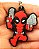 Chaveiro Emborrachado Dead Pool - Imagem 1