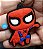 Chaveiro Emborrachado Spider Man Homem Aranha - Imagem 1