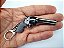 Chaveiro Miniatura Arma Revolver 38 Quadrado - Imagem 1