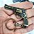 Chaveiro Miniatura Arma Revolver 38 Bronze - Imagem 1