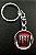 Chaveiro Metal Cromado Carro Fiat - Imagem 1