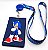 Kit Cordão + Porta Crachá Retrátil + Porta Cartão Emborrachado Sonic - Imagem 1