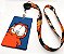 Kit Cordão + Porta Crachá Retrátil + Porta Cartão Emborrachado Garfield - Imagem 1