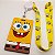 Kit Cordão + Porta Crachá Retrátil + Porta Cartão Emborrachado Bob Esponja - Imagem 1