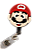 Porta Crachá Retrátil com Aplique Rosto Super Mario - Imagem 1