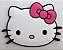 Aplique Emborrachado Hello Kitty - Imagem 1