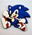 Aplique Emborrachado Sonic Correndo - Imagem 1