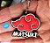 Chaveiro Emborrachado Naruto Akatsuki Nuvem - Imagem 1