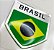 Adesivo Resinado Escudo País Brasil - Imagem 1
