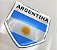 Adesivo Resinado Escudo País Argentina - Imagem 1
