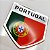 Adesivo Resinado Escudo País Portugal - Imagem 1