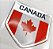 Adesivo Resinado Escudo País Canadá - Imagem 1