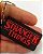 Chaveiro Emborrachado Logo Stranger Things - Imagem 1
