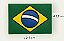 Aplique Emborrachado Bandeira do Brasil - Imagem 2