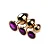 Plug Anal P - Dourado com Pedra Redonda - Imagem 1