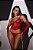 Corselet Romance com Luvas- Vermelho - Imagem 1