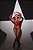 Corselet Romance com Luvas- Vermelho - Imagem 4