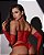 Corselet Romance com Luvas- Vermelho - Imagem 2
