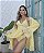 Kit Robe + Camisola + Calcinha - Amarelo - Imagem 1