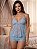 Baby Doll em Tule Azul - Imagem 1