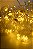 PISCA BOLA LUZ AMARELA FIO TRANSPARENTE 2,5m x 1m 110V - Imagem 1