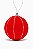 BOLA NATALINA DECORADA 10CM VERMELHA - Imagem 1