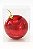 BOLA NATALINA 12CM VERMELHA - Imagem 1