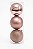 KIT BOLA NATALINA C/3 10CM ROSE GOLD - Imagem 1
