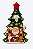 ARVORE DE NATAL CERAMICA C/ PAPAI NOEL - Imagem 1